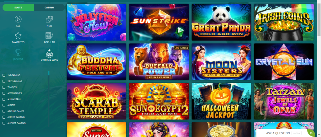 22Bet Jackpot slots