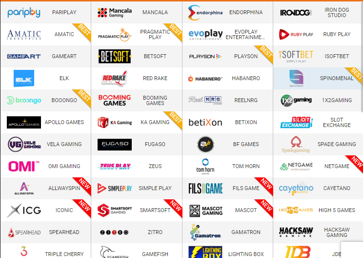 Software providers