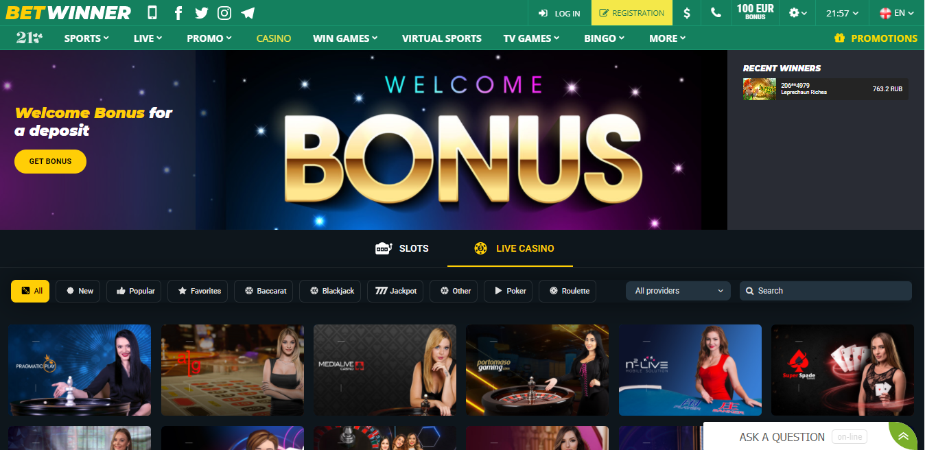 Betwinner website