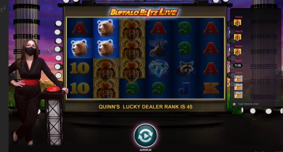 Live casino -slots