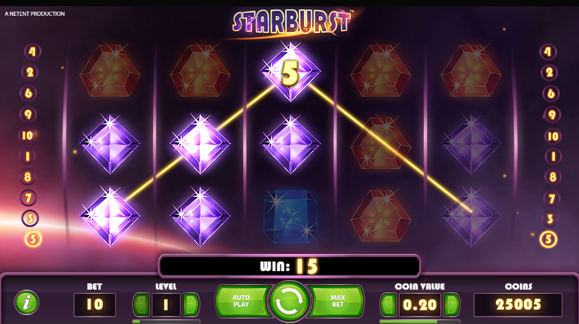 Slot game Starburst