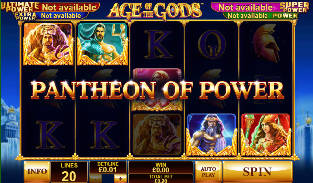 Pantheon of Power bonus feature