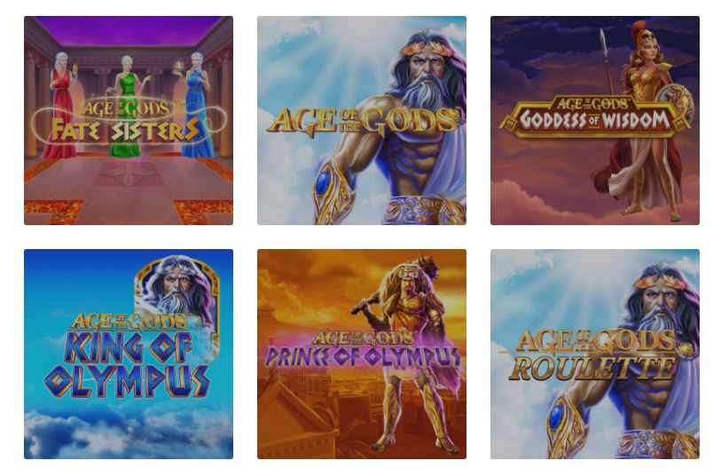 Age of the gods slot games