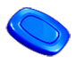 Blue Oval Candy Symbol