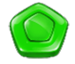 Green Diamond Candy Symbol