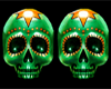 Green Skull Symbol
