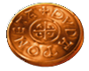 Vikings go Berzerk Bronze coin symbol