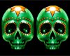 Green Skull Symbol