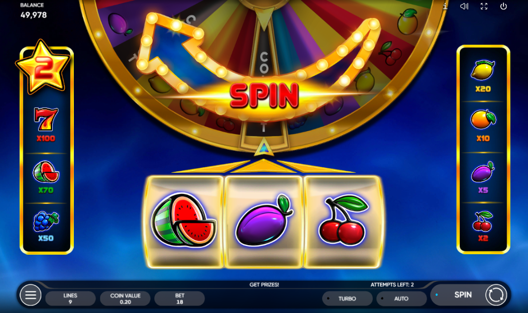 Fruletta slot game