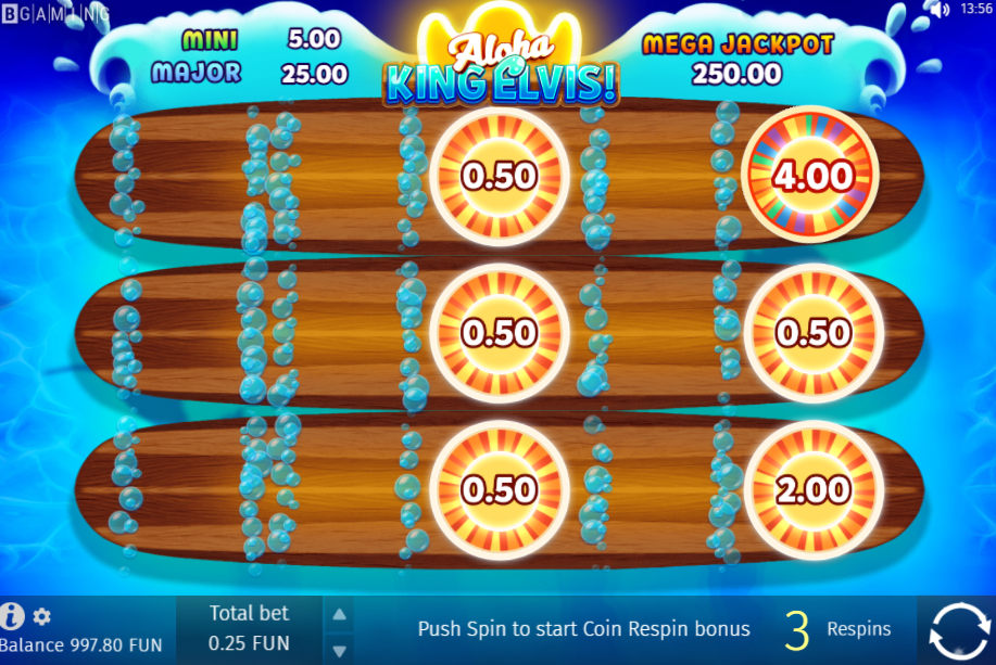 Aloha King Elvis respins feature
