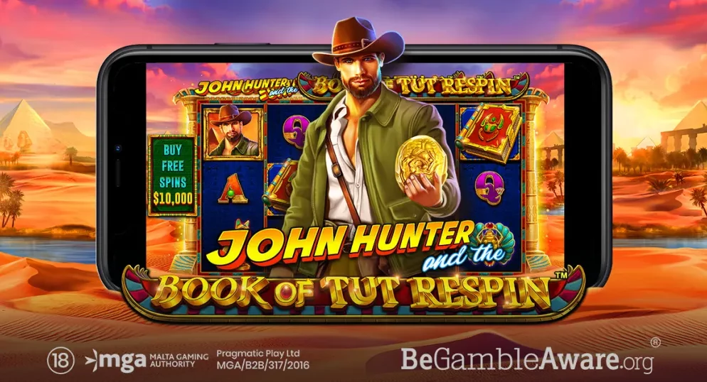 Pragmatic Play revolutionises a popular title in John Hunter and the Book of Tut Respin™