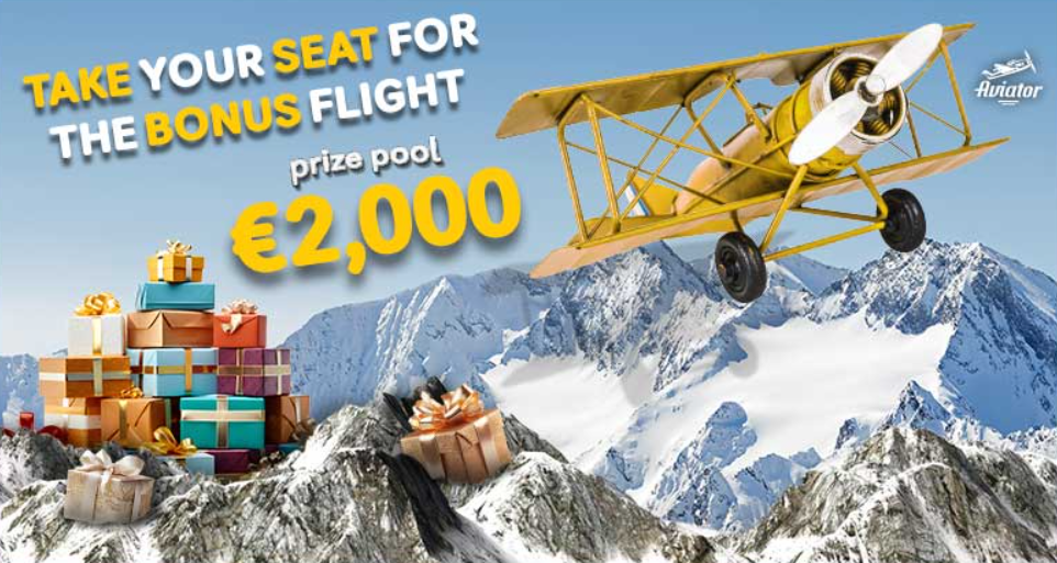 Sky-High Thrills of Aviator: Daily Free Bets & €2,000 up for Grabs!