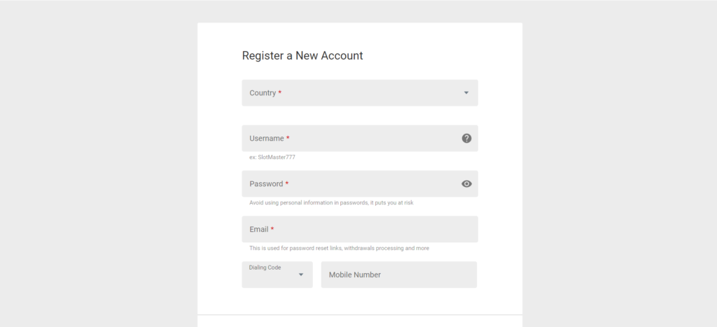 Registration Process