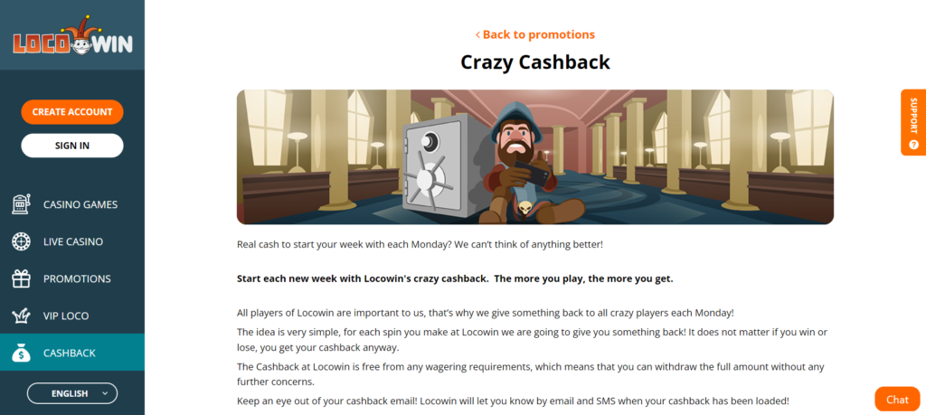 Crazy Cashback
