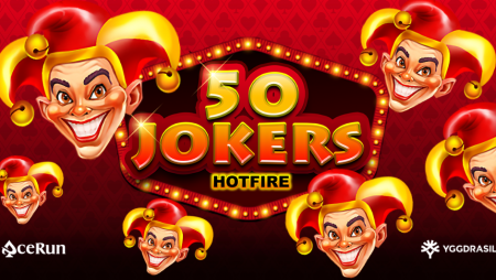 Yggdrasil and AceRun Launch 50 Jokers Hotfire Slot Game