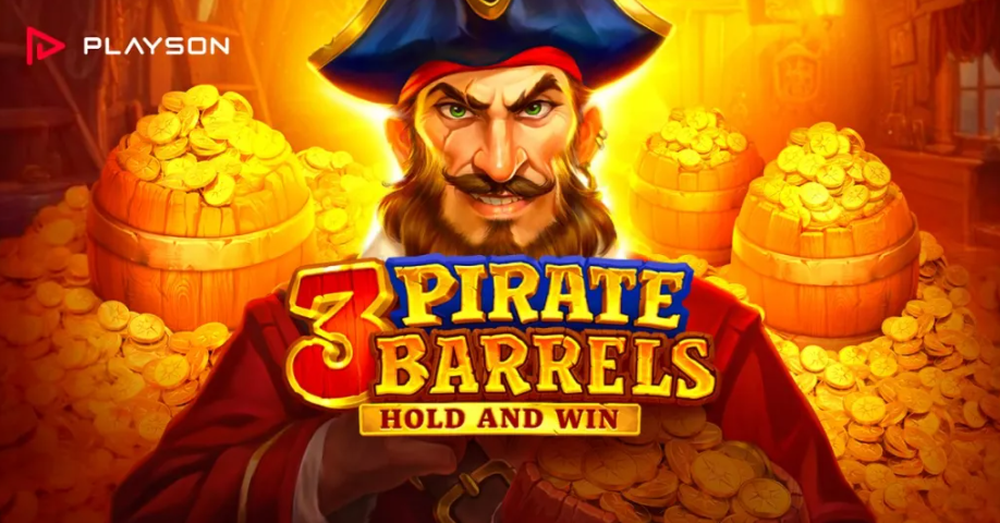 3 Pirate Barrels: Hold and Win Slot