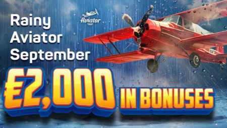 Catch the Rain of Free Bets on Aviator This September