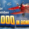 Catch the Rain of Free Bets on Aviator This September