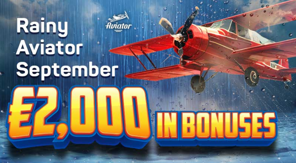 Catch the Rain of Free Bets on Aviator This September